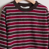 Zweifarbiges Kirschkleid 