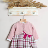 Zweifarbiges Kirschkleid 