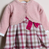 Zweifarbiges Kirschkleid 