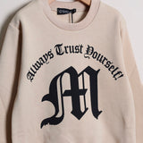 Felpa Girocollo Con Stampa Felpata