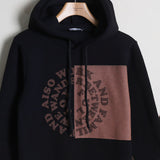 Felpa Con Cappuccio Con Stampa Felpata