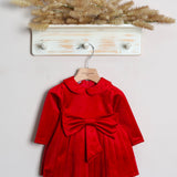 Zweifarbiges Kirschkleid 