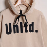 Felpa Cappuccio Con Stampa Felpata