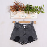 Short Denim Con Rotture