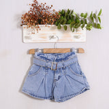 Short Denim Con Cintura