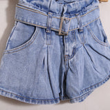 Short Denim Con Cintura