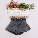 Short Denim Con Cintura