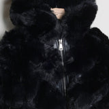 Pelliccia Con Cappuccio