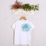 T-Shirt Con Spilla Fiocco