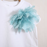 T-Shirt Con Spilla Fiocco