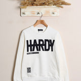 Felpa Girocollo Con Stampa felpata