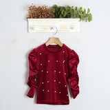 Shirt Effetto Velluto Con Applicazioni