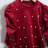 Shirt Effetto Velluto Con Applicazioni