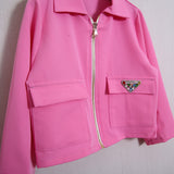 Giacca Camicia Con Zip