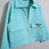 Giacca Camicia Con Zip