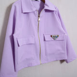 Giacca Camicia Con Zip