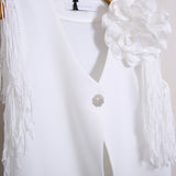Gilet Fiocco Con Frange