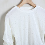 Shirt Ciniglia Manica Sbuffo