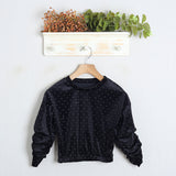 Shirt Ciniglia Manica Sbuffo