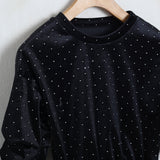 Shirt Ciniglia Manica Sbuffo