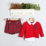 Completo Con Short Scozzese