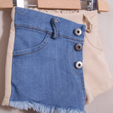 Short Denim Bicolor