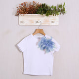 T-Shirt Con Spilla Fiocco