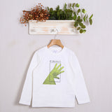 Shirt Stampa Anteriore Caldo Cotone