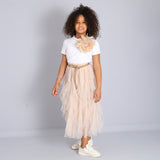 T-Shirt Con Spilla Fiocco