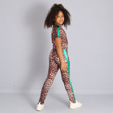 Animalischeres Outfit mit Leggings