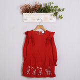 Kleid mit Volants