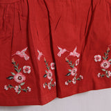 Kleid mit Volants