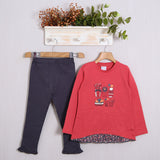 Completo Con Leggings Caldo Cotone