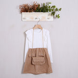 Kleid mit Volants (Handtasche im Lieferumfang enthalten)