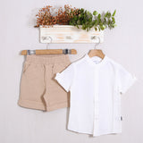 Anzug mit Shorts + Hemd