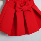 Zweifarbiges Kirschkleid 