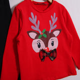 Weihnachtsoutfit mit warmen Baumwollleggings