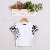 T-Shirt Con Inserti Animalier