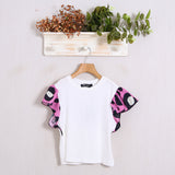 T-Shirt Con Inserti Animalier