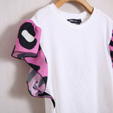T-Shirt Con Inserti Animalier