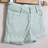 Short Denim Con Ricami