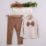 Completo Con Leggings Ecopelle
