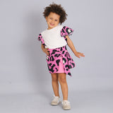 T-Shirt Con Inserti Animalier