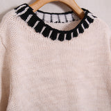 Maglione Taglio Irregolare