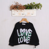Warmes, kurzes Sweatshirt aus Baumwolle