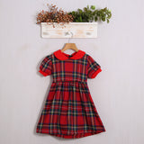 Vestito Scozze Fiocco Posteriore