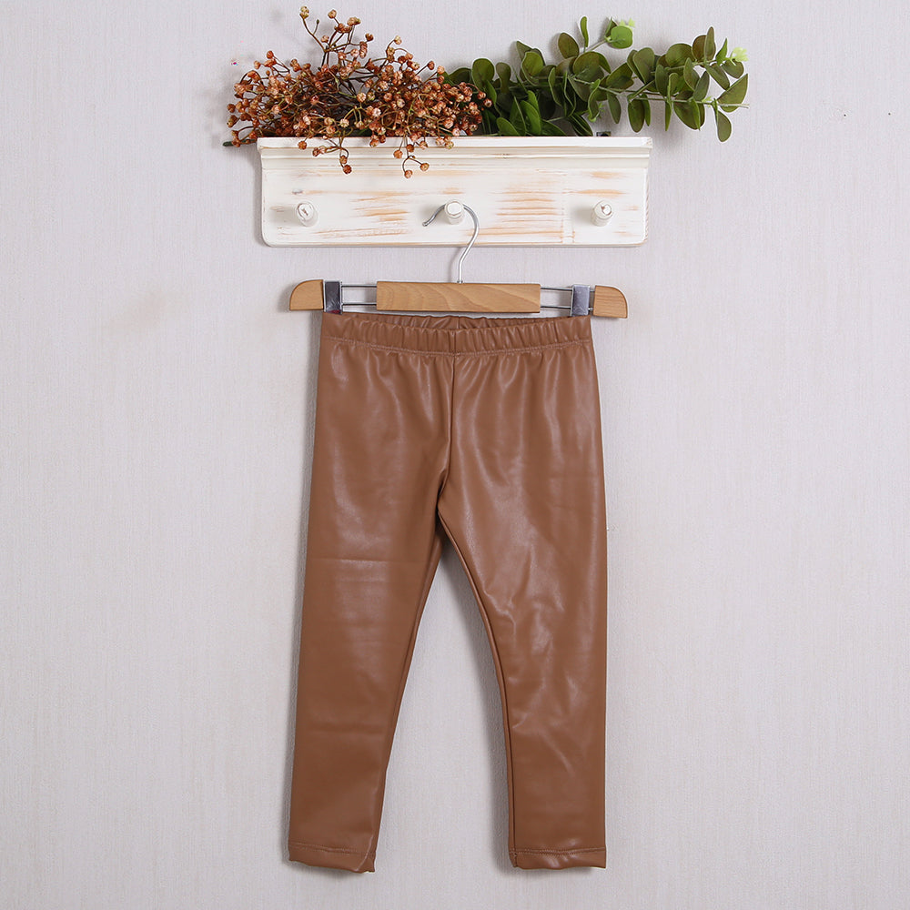 Leggings Ecopelle Caldo Cotone