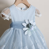 Zweifarbiges Kirschkleid 