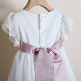 Zweifarbiges Kirschkleid 