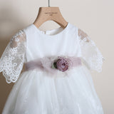 Zweifarbiges Kirschkleid 